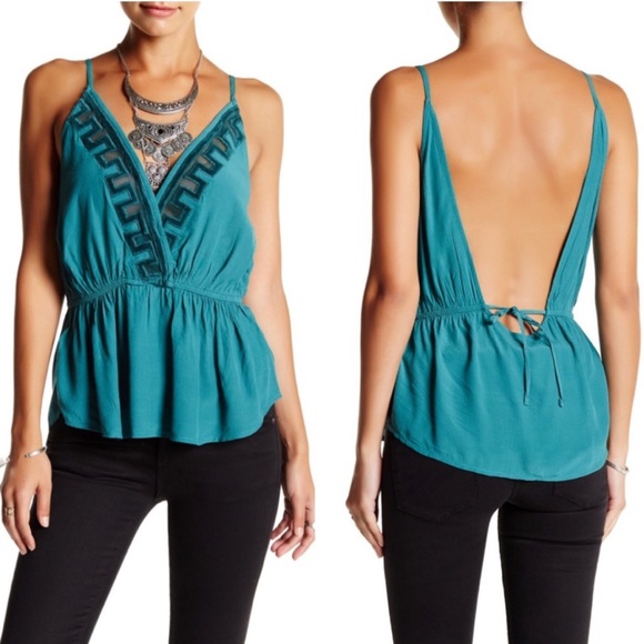 Free People Tops - Free People City Streets Plunging Cami